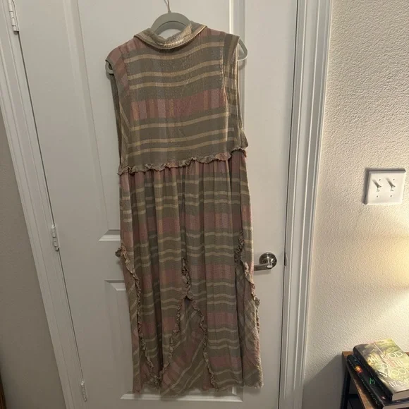 Free People Plaid Maxi Dress - Picture 8 of 8